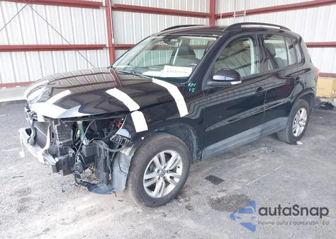 2016 Volkswagen Tiguan S из США, поврежденный, VIN WVGBV7AX1GW066283